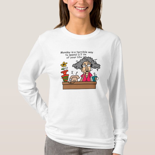 Montag Spaß T-Shirt (Vorderseite)