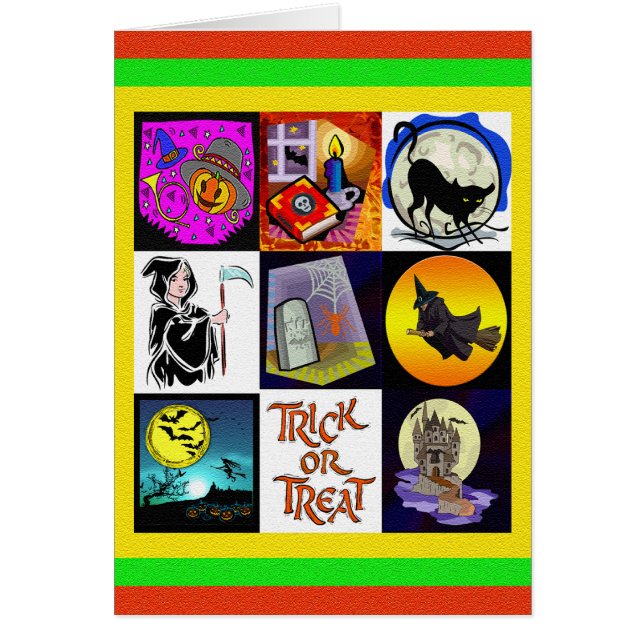 Montage de dessin d'Halloween (Devant)