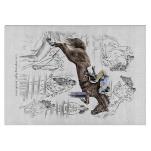 Montage der Jumper-Pferde Schneidebrett