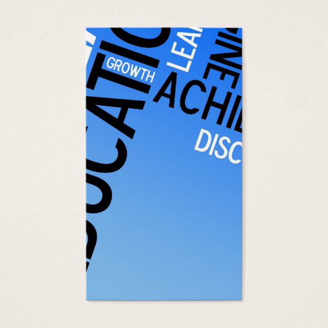 Montage des mots éducatifs (Devant)