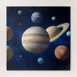 Montage des Sonnensystems