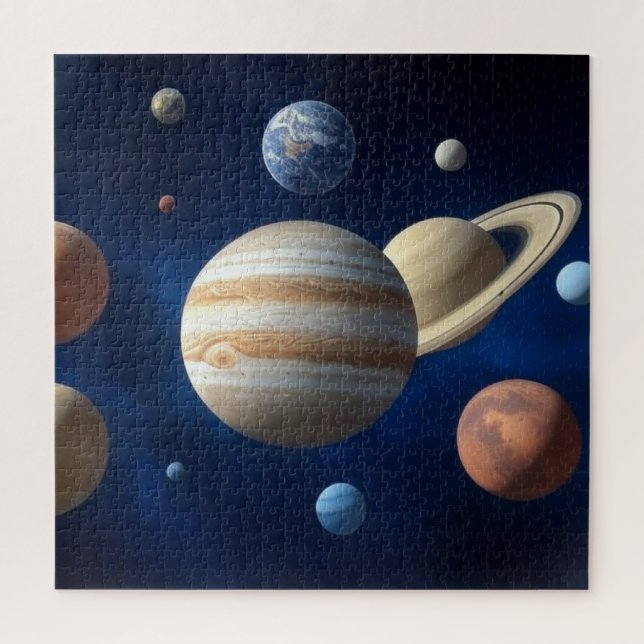 Montage des Sonnensystems (Vertikal)