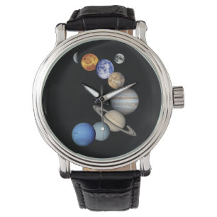 Montage des Sonnensystems Armbanduhr