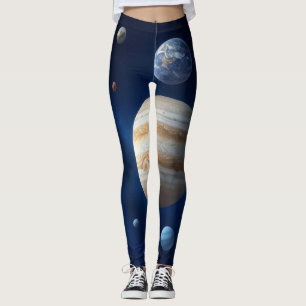 Montage des Sonnensystems Leggings