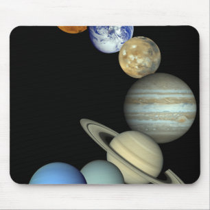 Montage des Sonnensystems Mousepad