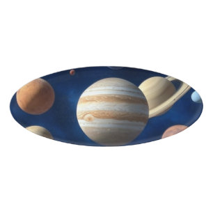 Montage des Sonnensystems Namenschild