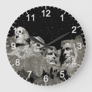 Montage Rushmore, horloge murale