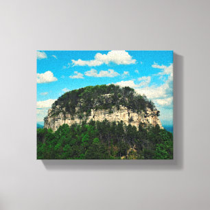 Montagne pilote, toile d'OR