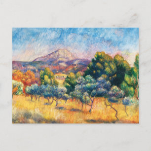Montagne Sainte-Victoire (Landschaft) Renoir Postkarte