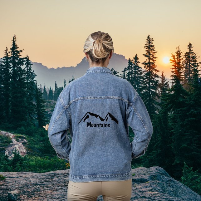 Montagnes (Mountains Denim Jacket)