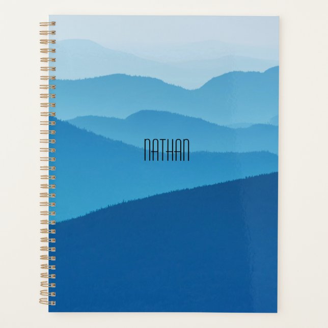 Montagnes bleues personnalisées (Devant)