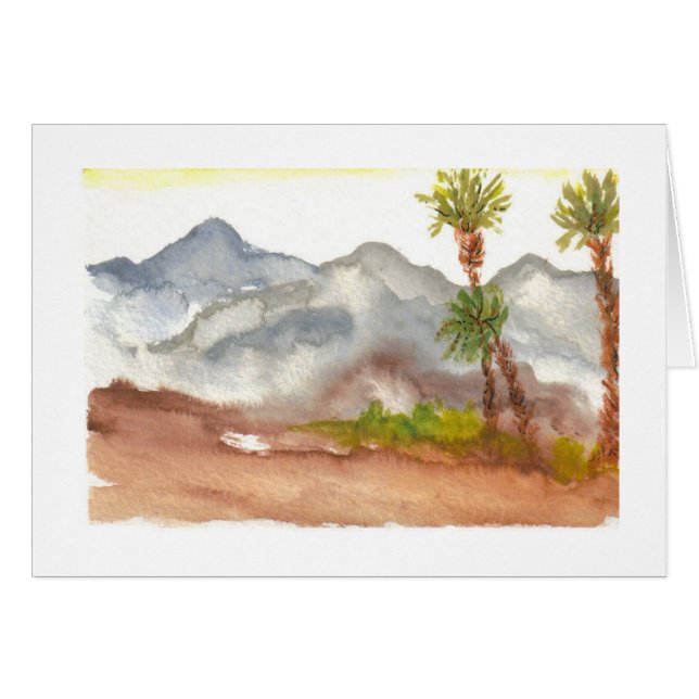 Montagnes de désert (Devant Horizontal)