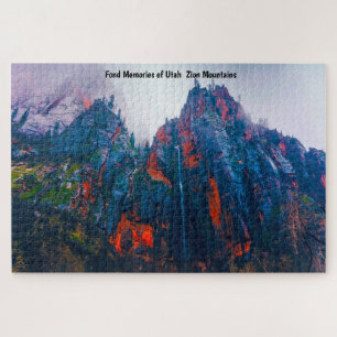 Montagnes de Utah Zion. Puzzle