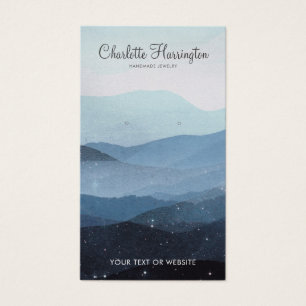 Montagnes douces Bijoux bleu