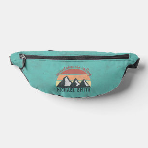 Montagnes pastel vintage appellent monogramme