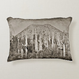 Montagnes vintages de Tonto et coussin d'accent de