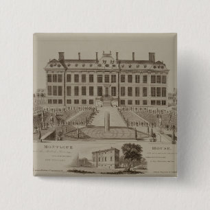 Montague Haus, jetzt das British Museum, 1813 Button