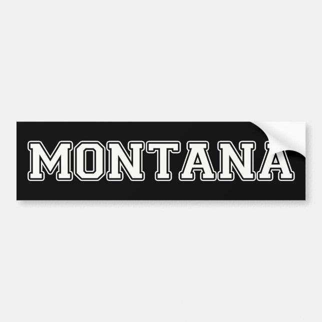 Montana Autoaufkleber (Vorne)
