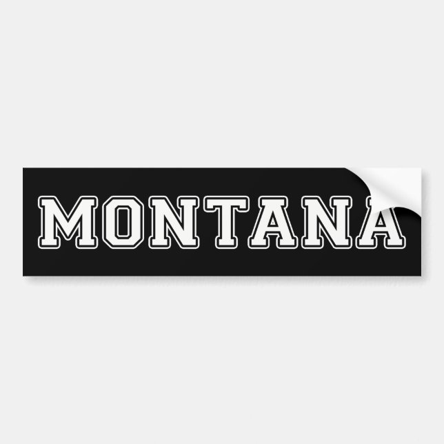 Montana Autoaufkleber (Vorne)