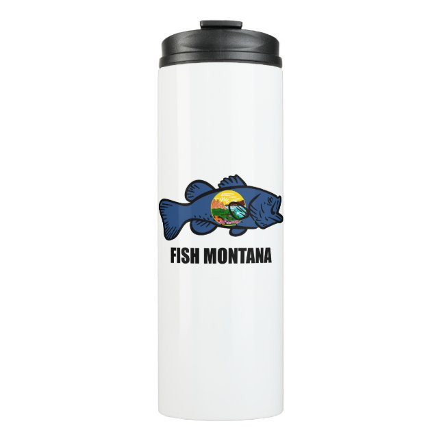 Montana Bass Thermosbecher (Vorderseite)