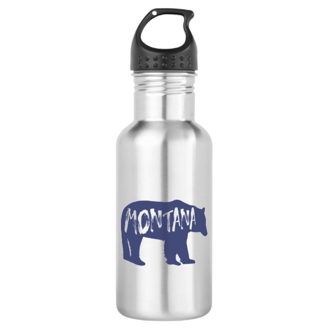 Montana Bear Edelstahlflasche (Vorderseite)