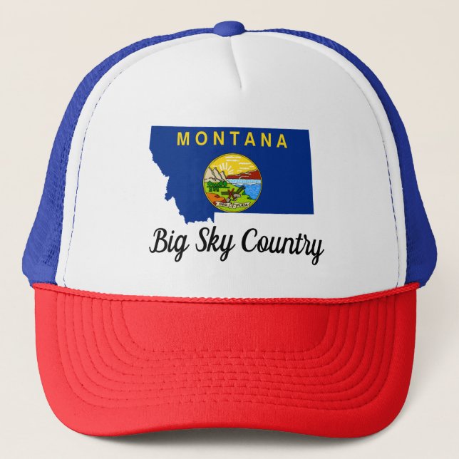 Montana, Big Sky Country Truckerkappe (Vorderseite)