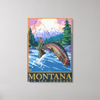 Montana — Big Sky CountryFly Fishing Scene