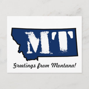 Montana Briefmarke Postkarte