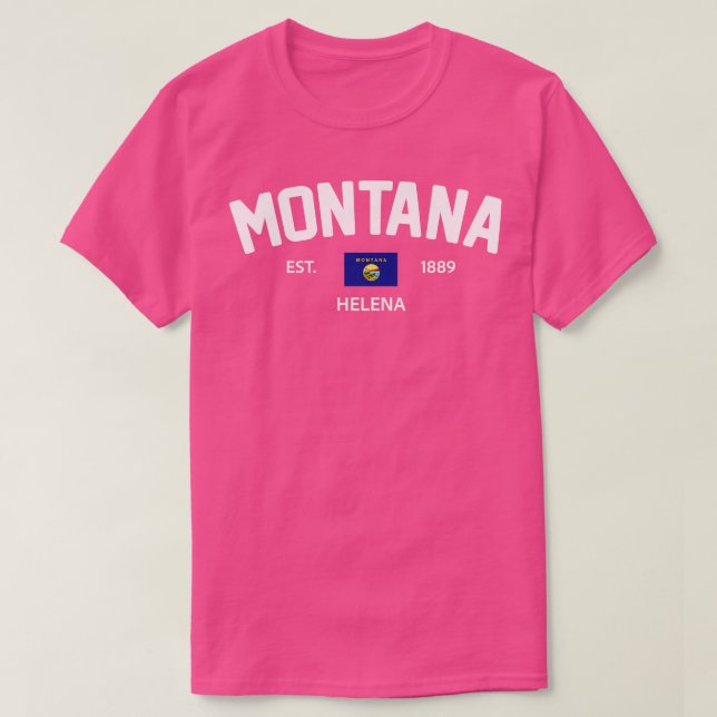 Montana Collegiate Preppy T-Shirt (Design vorne)