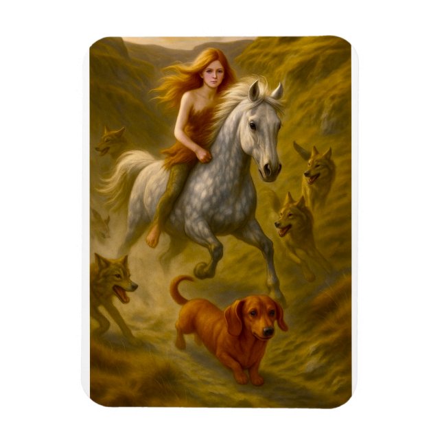 Montana Coulees Nellie und Charlie Magnet (Vertikal)