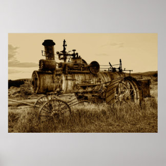 MONTANA-DAMPFTRAKTOR POSTER