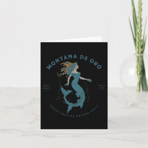 Montana De Oro Staat Park Los Osos Retro Vintag m Karte