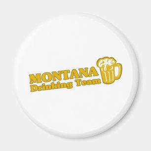 Montana Drinking Team in Shirts Magnet