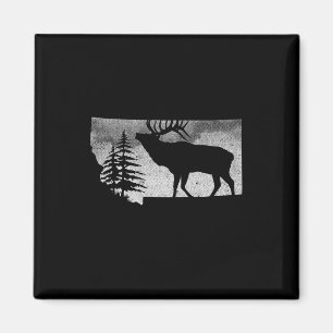 Montana Elk Hunter Magnet