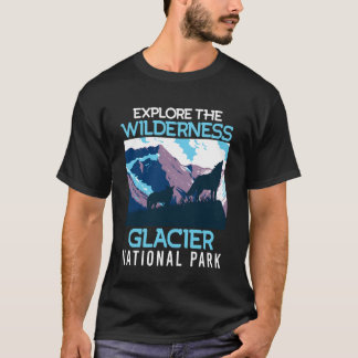 Montana ENTDECKEN SIE DIE WILDLNIS GLAZIAL-NATIONA T-Shirt
