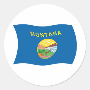Montana Flag Sticker