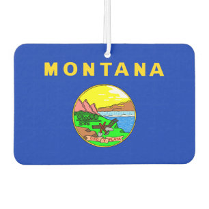 Montana-Flagge Autolufterfrischer