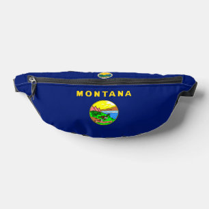 Montana-Flagge-Siegel Bauchtasche