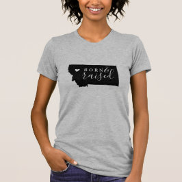 Montana Geborenes und aufgehobenes Staat T-Shirt