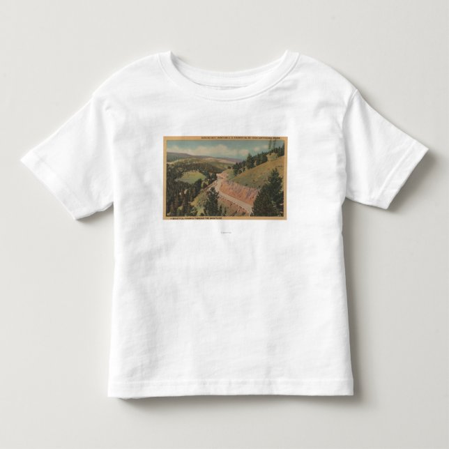 Montana- - Harding-Weise (Hwy Nr. 10) Kleinkind T-shirt (Vorderseite)