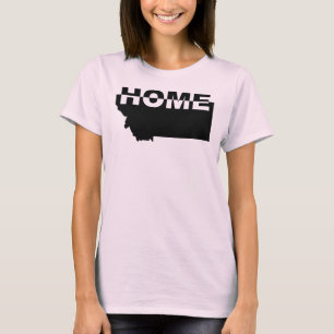 Montana Heimweg von State T-Shirt Tees