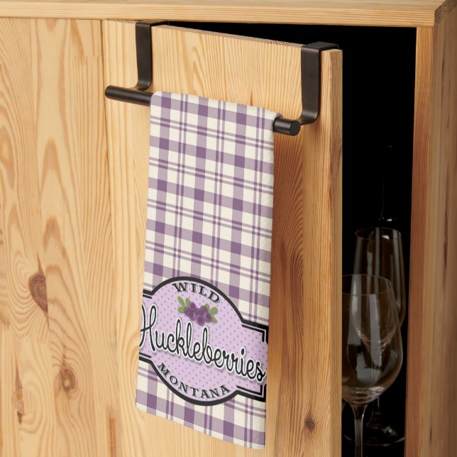Montana Huckleberry Kitchtuch Geschirrtuch (Drittel gefaltet)
