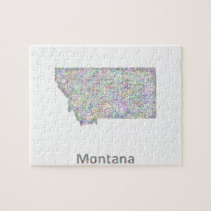 Montana-Karte