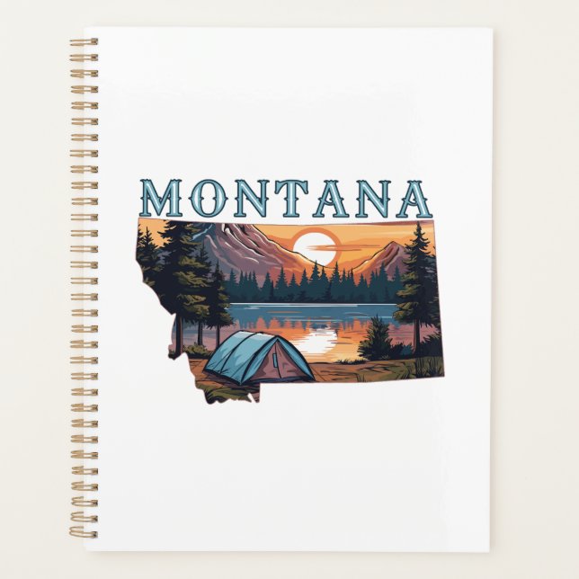 Montana Kontur Zelt Camping Planer (Vorderseite)