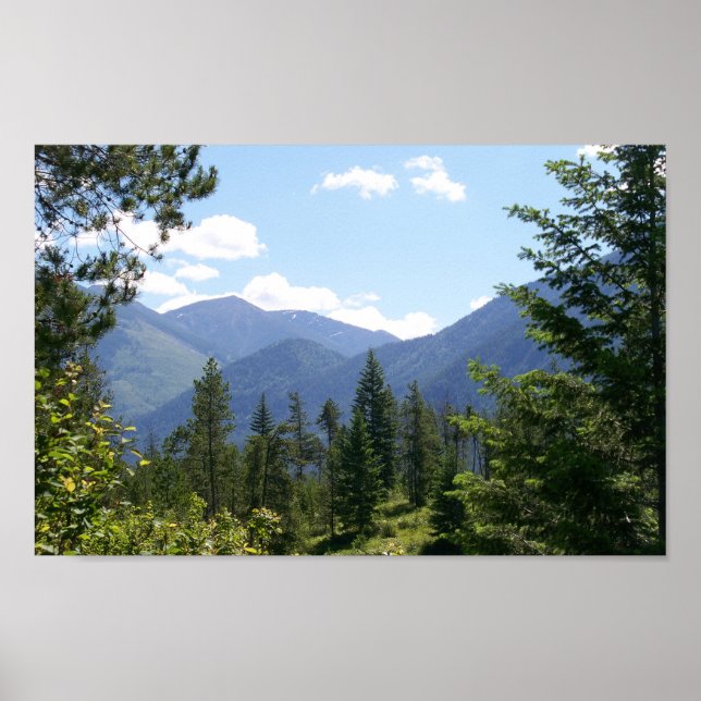 Montana Landschaft Poster (Vorne)