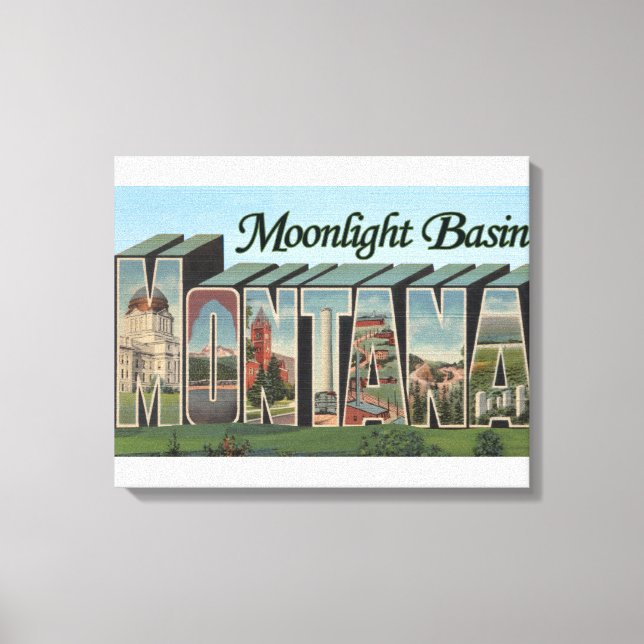 Montana Leinwanddruck (Vorderseite)