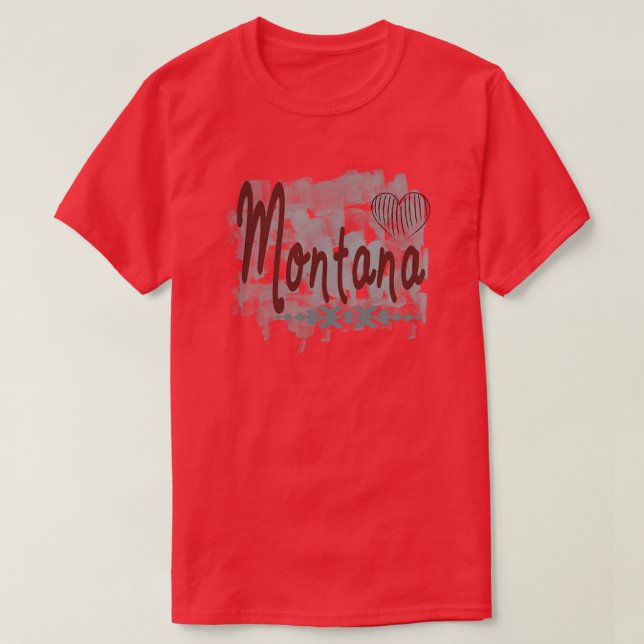 Montana Liebe3 T-Shirt (Design vorne)