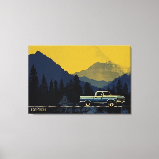 Montaña Mística: Eine vorübergehende Reise Leinwanddruck (Vorderseite)