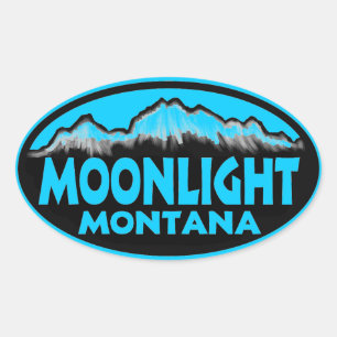 Montana Montana Oval Aufkleber