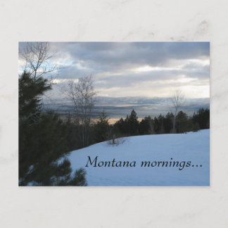 Montana Mornings 1 Postkarte